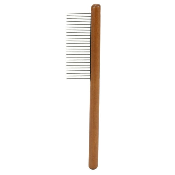 Cat And Dog Comb, Single Row Design Pet Dog Grooming Comb Wood Reusable  For Pet A Dense Teeth For Medium Long Hair,C Long Sparse Teeth For Long Hair,D High And Low Teeth For Short