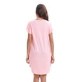 thumbnail image 2 of FEREMO Women Plus Size Nightgowns 2pc Short Sleeve Sleepwear Comfy Loose Sleepshirt with Pockets, 2 of 6