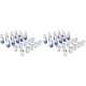 thumbnail image 1 of 20X Conectores de Cabeza Macho y Hembra de AlimentacióN de CA de 3 , Conector de Entrada de SeñAl para Potencia de Luz de Escenario de Haz de Luz (Salida), 1 of 5