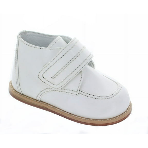 Josmo 8191 Hook And Loop Toddlers Medium Width Walking Shoes, White, 4.5