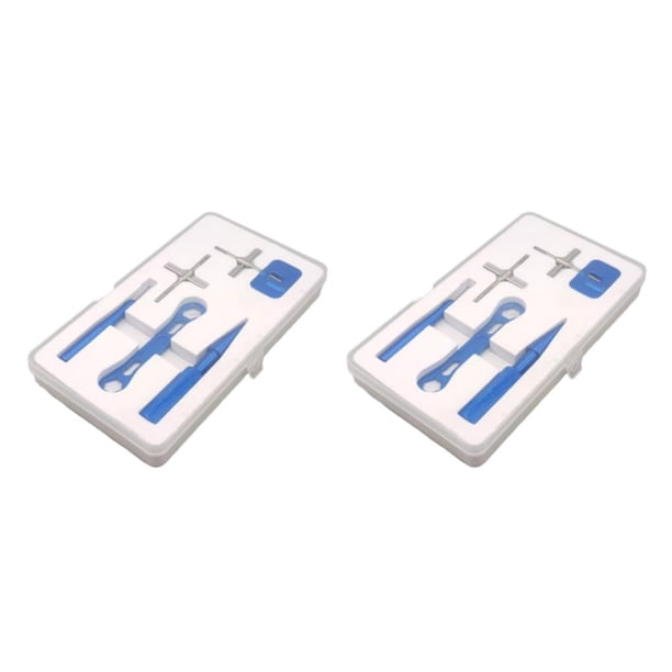 Advancent Kit de herramientas de reparación de carretes de pesca, múltiple de metal duradero para actividades al aire libre Azul 2piezas