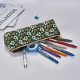 thumbnail image 5 of Naloa Lilies Flowers Print Leather Pencil Case - Portable Big Capacity Pencil Pouch Organizer Bag Stationery Bag for Work & Office Pencil Pen Case, 5 of 5