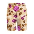 thumbnail image 4 of Puntoco Pantalones cortos deportivos para mujer, mallas de yoga estampadas a la moda para mujer, pantalones deportivos sólidos para correr, gimnasio y fitness para mujer, pantalones activos de tr, 4 of 4