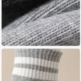 thumbnail image 5 of LYMAYTER Summer Cotton Socks for Men's 3-Pair Moisture-Wicking Sport Socks Thin Mid-Crew Stripe Breathable, 5 of 7