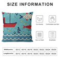 thumbnail image 5 of Sailing Anchor Wheels Seagull Soft Pillow Cases King Size Microfiber Pillowcases with Hidden Zipper Cozy Breathable Pillow Covers for Bed Sofa, 5 of 5