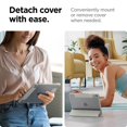 thumbnail image 4 of Funda para iPad Spigen 27,9 cm Gris con Soporte Magnético para Lápiz, 4 of 9