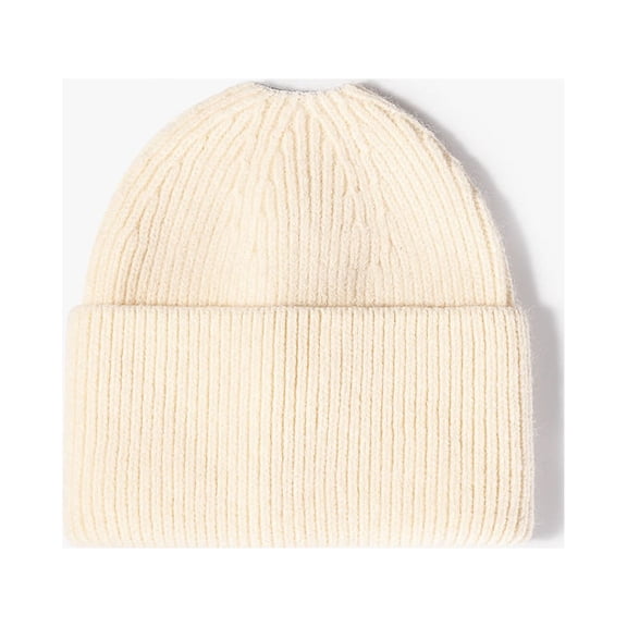 European And American Knitted Hat Fashion Dew Ponytail Ladies Cold Hat Outdoor Warm Ear Protection Autumn And Winter Beanie Curling Wool Hat