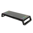 thumbnail image 2 of Soporte para monitor de computadora Yotijar Universal RGB 4 USB 2.0 para Oficina en hogar Negro, 2 of 10