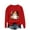 Red, variant on Jsaierl Sweatshirts for Women Trendy Graphic Tops Cute Funny Pumpkin Pullovers Casual Long Sleeve Round Neck Shirts Fall Soft Comfy Sweatshirt