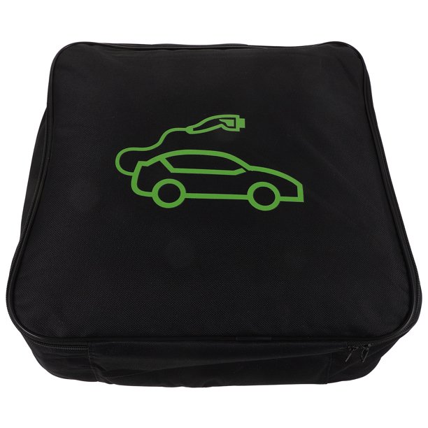 Houderco Estuche Organizador Para Cargador Eléctrico Ev Con Capacidad Amplia Y Portátil Negro