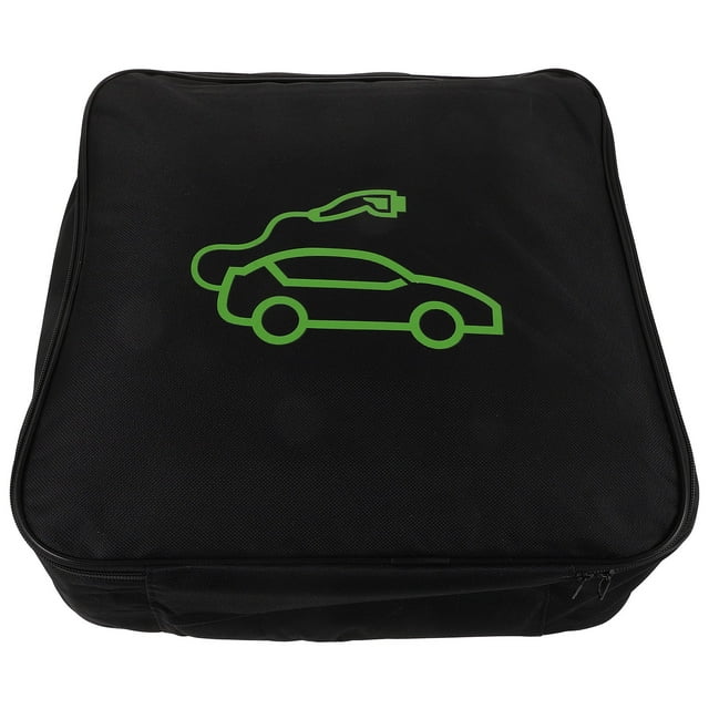 Houderco Estuche Organizador Para Cargador Eléctrico Ev Con Capacidad Amplia Y Portátil Negro