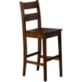 thumbnail image 1 of Sunny Designs Tuscany 30" Mahogany Wood Ladderback Barstool in Medium Brown, 1 of 7