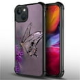 thumbnail image 2 of FKBRCL4U Compatible With iPhone 15 Case, Purple Diamond Shiny Butterfly Pattern For Girl Ultra Protection Shockproof Soft Silicone TPU Non-Slip Back, 2 of 7