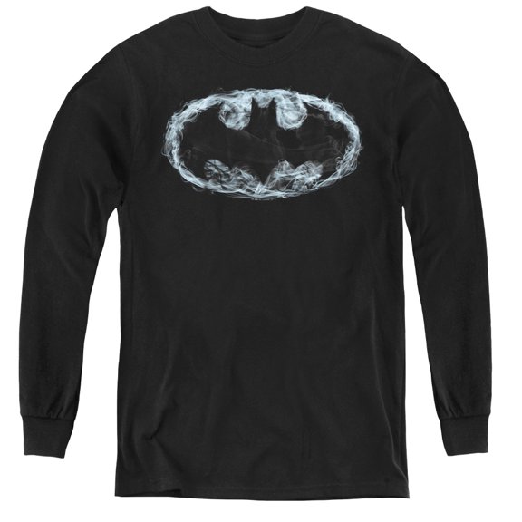 Batman - Smoke Signal - Youth Long Sleeve Shirt - X-Large