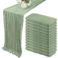 thumbnail image 1 of Table Runner Fivenl, estopilla de 10 pies, color verde salvia polvoriento, 12 unidades, 1 of 7