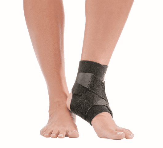 Mueller Wraparound Ankle Support Black One Size 4541
