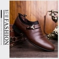 thumbnail image 4 of Handshe Autumn Men's Dress Casual Shoes – Pointed-Toe Business Leather Oxfords with Versatile Style for Office & Smart Casual Wear,Plus Size, 4 of 9