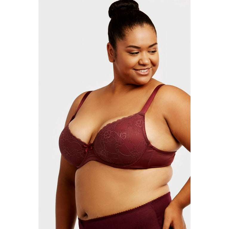 Sofra BR4312LD - 44D Womens Full Coverage Bra - D Cup Style Intimate  Sets, Size 44D - Pack of 6 
