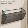 thumbnail image 4 of HongHeng Clearance Under $2.00 Bathroom Non Perforated Slipper Rack Wall Mounted Shoe Rack Bathroom Wall Door Shoe Storage Rack, 4 of 6