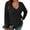 01 Black, variant on Plus Size Sweaters for Women V-Neck Long Sleeve Striped Top Pullover XL-5XL
