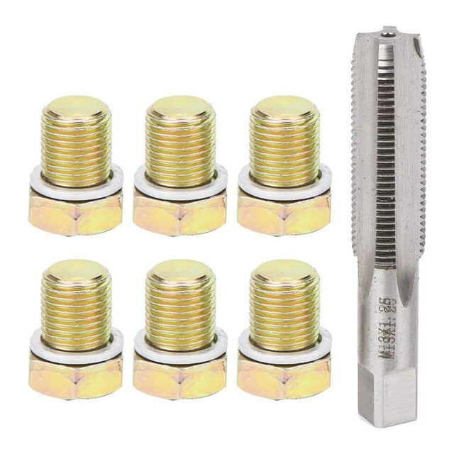 Baohd Quick And Efficient Pan Drain For Easy Oil Changes Time-saving Metal Drain Sump Plug Pan Drain Sump Thread Repair M13x1.5 M17x1.5