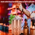 thumbnail image 3 of Vaso De Mezcla De Acero Inoxidable 304 De Pared Doble Para Camareros 540 Ml, Mezclando Vidrio De Vidrio Bartender Bartender Whisky Martini Shaker Accesorios, 3 of 7