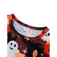 thumbnail image 5 of Fiomva Family Halloween Pajamas Ghost Holiday Sleepwear Matching Halloween Pjs for Family Photography Outfit, 5 of 10