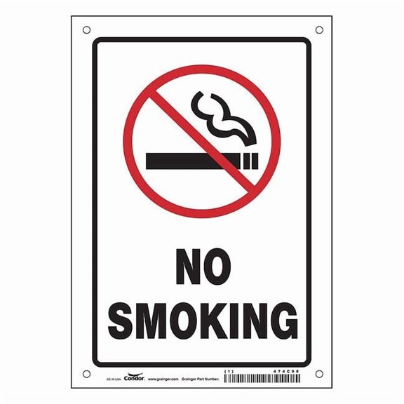 Condor Safety Sign, 10" H, 7 in W,  Horizontal Rectangle, English, 474C98 474C98