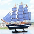 thumbnail image 2 of Decoración de barcos de madera,Modelo de barco,Modelo de ,Decoración de mesa,Artware de madera,Modelo de barco de vela,modelo de barco pirata,decoración de barco pirata, 2 of 9
