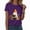 Purple, variant on TOWED22 Halloween Teacher Shirts for Women Groovy Read More Books Ghost T-Shirt Short Sleeve Halloween Party Tee Tops(Hot Pink,L)