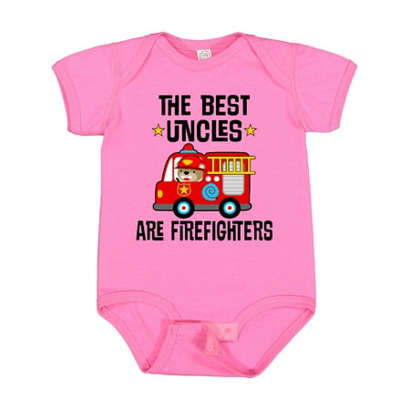 

Inktastic Best Uncles Are Firefighters Gift Baby Boy or Baby Girl Bodysuit