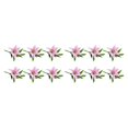 thumbnail image 2 of kurtrusly 6 Pcs Lys Artificiels Fleurs Simulation Longue Durée Vives Décoratives Maison Salon Fausses Fleurs Roses 2ensemble, 2 of 6