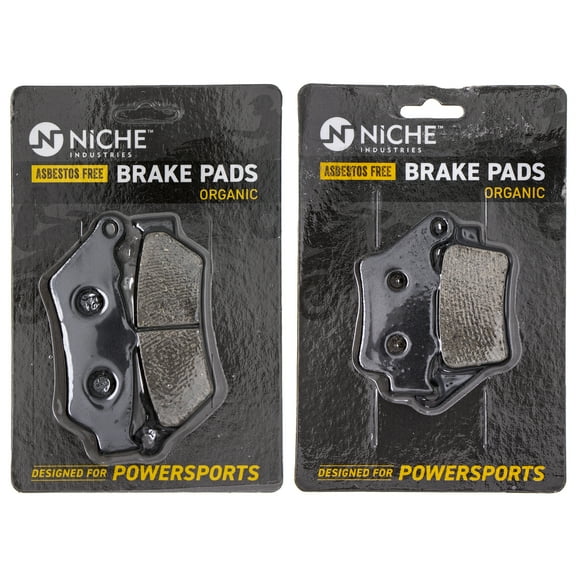 Niche Complete Organic Brake Pad Set for BMW F650GS Motorcycle MK1002618