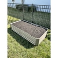 thumbnail image 4 of 8-Pack 6X3X1.5ft & 74x74x18 in Deep Root Galvanized Raised Garden Beds Outdoor （Quartz Grey）, 4 of 6