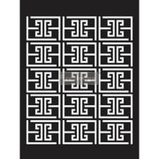 Prima Marketing Re-Design Decor Stencil 9"X12"-Something Geometric