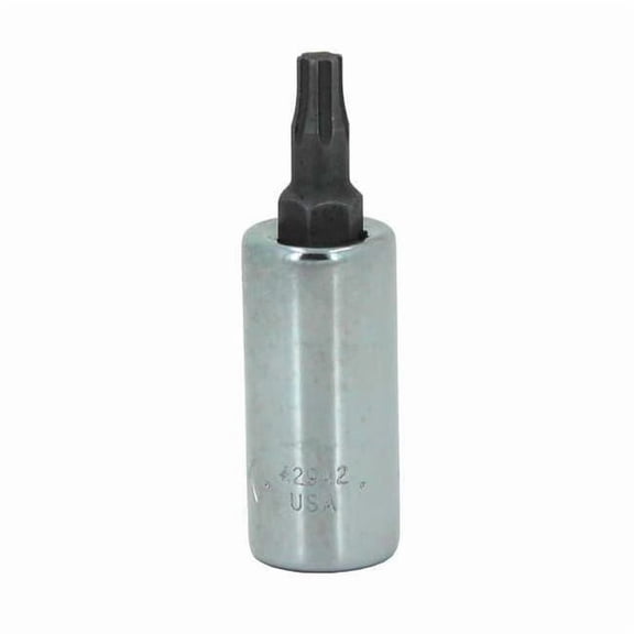 Sk Professional Tools Socket Bit, Steel, 1/4 in, TpSz T15 42941