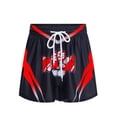 thumbnail image 3 of Hansber Kids Boxing Shorts Running Sports Boxer Shorts Muay Thai Training Drawstring Summer Hot Pants Red 10, 3 of 5