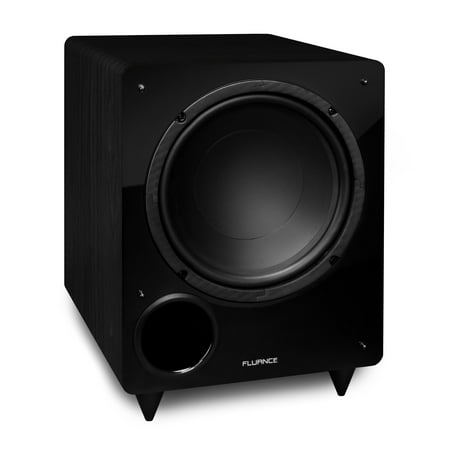 Fluance DB10 10-inch Low Frequency Powered Subwoofer for Home Theater