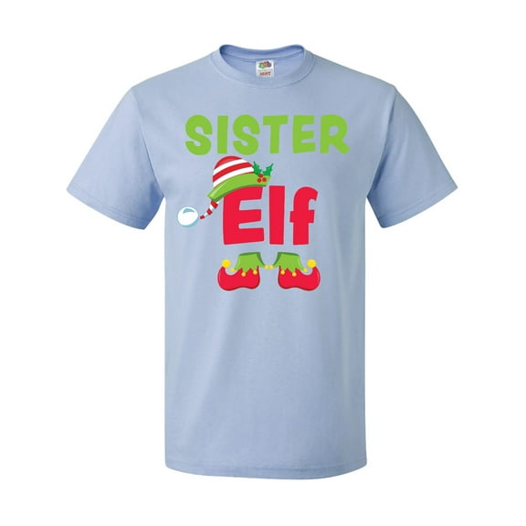 Inktastic Christmas Sister Elf T-Shirt