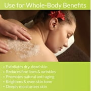Whole Body Scrub - Infused with Coconut Oil, Exfoliating Sugar Scrub for Smooth and Soft Skin, Exfoliates & Restores Skin's Natural Biosphere, Coconut Lime 20 oz