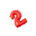 thumbnail image 1 of Bewildely 16 pulgadas Tamaño grande Oro Plata Rosa Oro Número Globo Cumpleaños Decoraciones para fiestas de bodas Globos de aluminio Niño Niño Juguete Kits de decoración para fiestas rojo dos Bewildely HA002665-32, 1 of 6