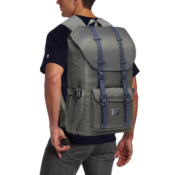 KAUKKO School Travel backpack KAUKKO Retro Canvas Bag Outdoor School Backpack Travel  main image 3