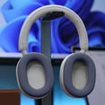 thumbnail image 3 of Fundas almohadillas silicona lavables Likrtyny para WH-1000XM5 azul oscuro 2 uds, 3 of 9