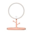 thumbnail image 1 of LED Makeup Mirror With Light Ladies Storage Makeup Lamp Desktop Vanity Mirror Round Shape Cosmetic Mirrors ,Widely Use, 1 of 7