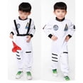 thumbnail image 2 of Mono de astronauta para niño de Halloween Disfraz de astronauta para niño Disfraz de Cosplay para el día de los niños (Blanco L), 2 of 5