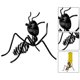 thumbnail image 4 of Estante para vino Baoblaze arte creativo Soporte para botella Estilo C negro, 4 of 7