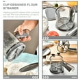 thumbnail image 6 of Grey PP Material Hand Held Flour Sifter for Home Use Easy to Clean and Store 7.87 Inches, 6 of 6
