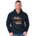 thumbnail image 5 of Fishing On Trail Chasing Tail Fisher Men Big & Tall Graphic Hoodie Brisco Brands 3X, 5 of 6