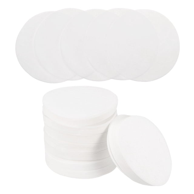 Filtros de café desechables de papel para percolador de 400 cuentas de fibra de madera natural sin blanquear, blanco