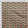 thumbnail image 3 of oneOone Viscose Chiffon Fabric Floral Block Printed Fabric 1 Yard 42 Inch Wide, 3 of 4